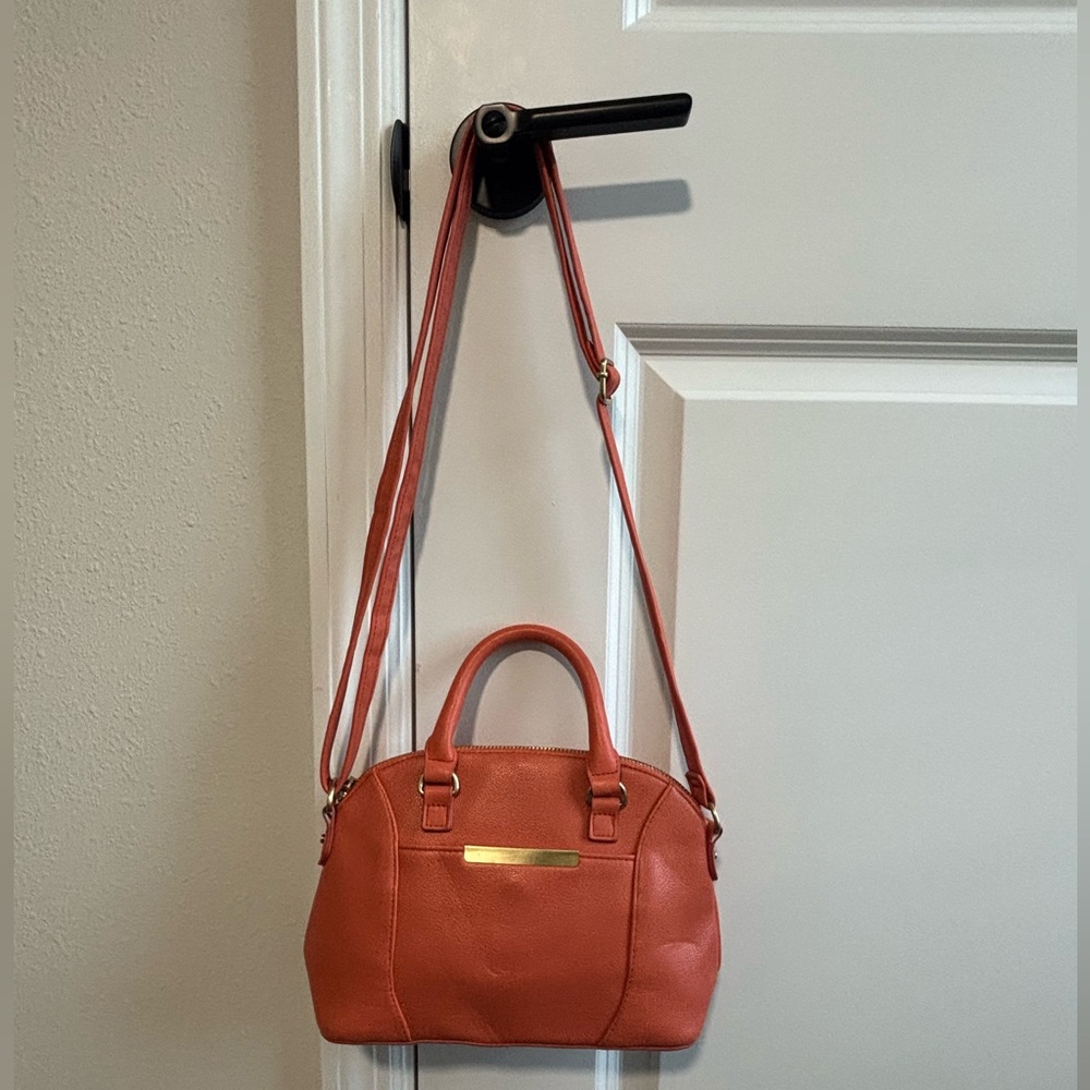 Elegant Orange Handbag